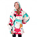 Front - Squishmallows Womens/Ladies Character Blanket Hoodie