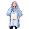 Front - Winnie the Pooh Womens/Ladies Eeyore Blanket Hoodie