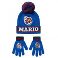 Front - Super Mario Boys Beanie & Gloves Set