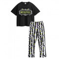 Front - Beetlejuice Womens/Ladies Logo Short-Sleeved Long Pyjama Set