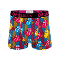 Front - OddBalls Mens Retro The Rolling Stones Boxer Shorts
