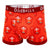 Front - OddBalls Mens Home Welsh Rugby Union Boxer Shorts