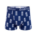Front - OddBalls Mens England Cricket Boxer Shorts