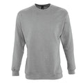 Front - SOLS Mens Supreme Plain Cotton Rich Sweatshirt