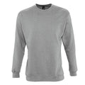 Front - SOLS Mens Supreme Plain Cotton Rich Sweatshirt