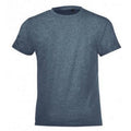 Front - SOLS Childrens/Kids Regent Short Sleeve Fitted T-Shirt