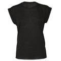 Front - Bella + Canvas Womens/Ladies Flowy Rolled Cuff Muscle T-Shirt
