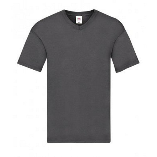 Front - Fruit Of The Loom Mens Original V Neck T-Shirt