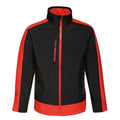 Front - Regatta Mens Contrast Three Layer Printable Soft Shell Jacket