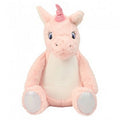 Front - Mumbles Pink Zippie Unicorn Soft Toy