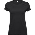 Front - Tee Jays Womens/Ladies Roll-Up T-Shirt