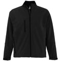 Front - SOLS Mens Relax Soft Shell Jacket (Breathable, Windproof And Water Resistant)