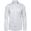 Front - Tee Jays Mens Luxury Slim Fit Long Sleeve Oxford Shirt