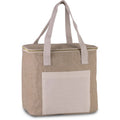 Front - Kimood Large Jute Cool Bag