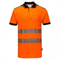 Front - Portwest Mens PW3 Hi-Vis Polo Shirt