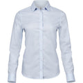 Front - Tee Jays Womens/Ladies Stretch Luxury Long Sleeve Poplin Shirt