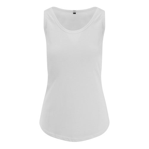 Front - AWDis Just Ts Womens Girlie Tri-Blend Vest