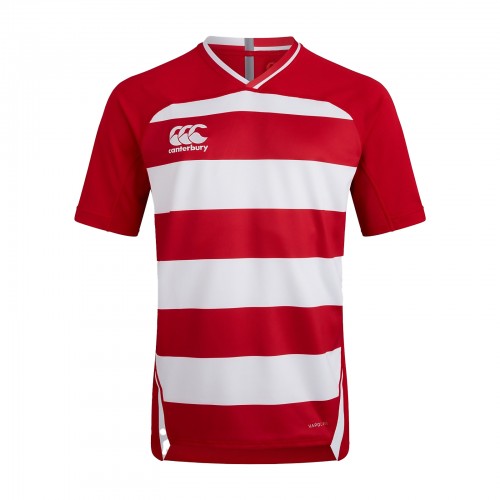 Front - Canterbury Unisex Adults Evader Hooped Jersey