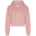 Front - Awdis Womens/Ladies Cropped Hoodie