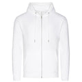 Front - Awdis Mens Organic Full Zip Hoodie