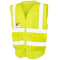 Front - SAFE-GUARD by Result Unisex Adult Executive Mesh Safety Hi-Vis Vest