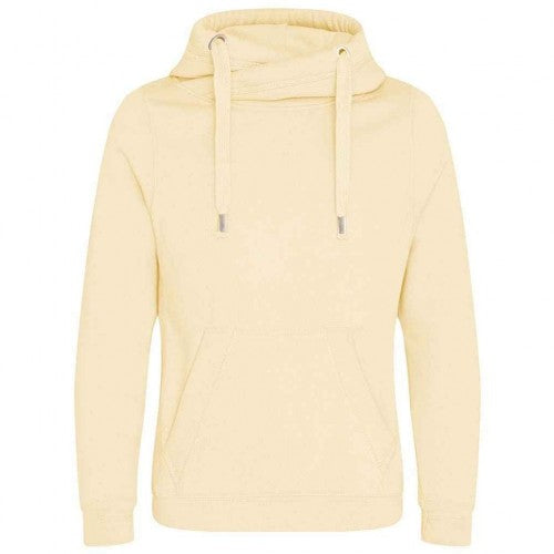 Front - Awdis Unisex Adult Crossover Collar Hoodie