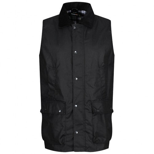 Front - Regatta Unisex Adult Banbury Waxed Gilet