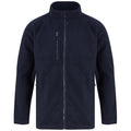 Front - Henbury Unisex Adult Recycled Polyester Fleece Jacket