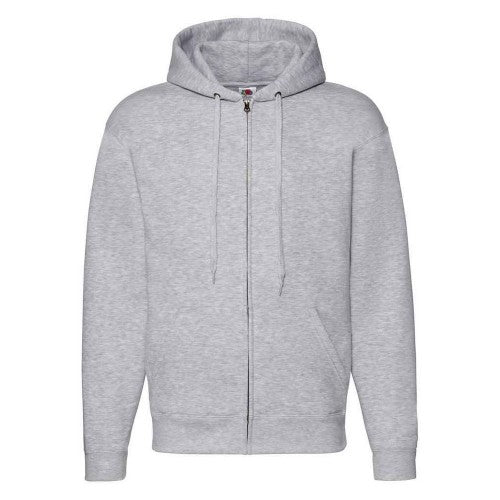 Front - Fruit of the Loom Unisex Adult Premium Full Zip Hoodie