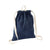 Front - Bagbase Denim Drawstring Bag