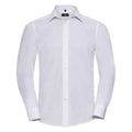 Front - Russell Collection Mens Poplin Tailored Long-Sleeved Formal Shirt