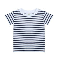 Front - Larkwood Childrens/Kids Striped Crew Neck T-Shirt