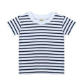 Front - Larkwood Childrens/Kids Striped Crew Neck T-Shirt