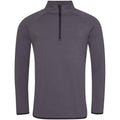 Front - AWDis Cool Mens Half Zip Sweat Top