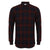 Front - Skinni Fit Mens Checked Brushed Shirt