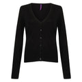 Front - Henbury Womens/Ladies Lightweight V Neck Cardigan