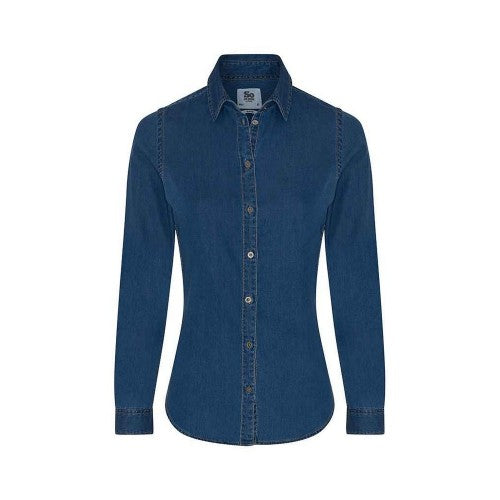 Front - So Denim Womens/Ladies Lucy Denim Shirt