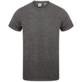 Front - Skinni Fit Mens Feel Good Heather Stretch T-Shirt