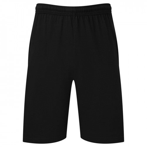 Front - Fruit of the Loom Mens Iconic 195 Jersey Shorts