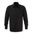 Front - Russell Collection Mens Poplin Long-Sleeved Shirt