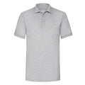 Front - Fruit of the Loom Mens Heather Polo Shirt