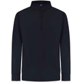 Front - Finden & Hales Mens Quarter Zip Tracksuit Top