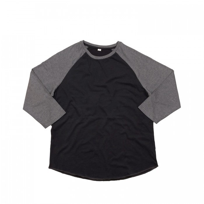 Front - Superstar By Mantis Unisex Adult Marl 3/4 Sleeve Baseball T-Shirt