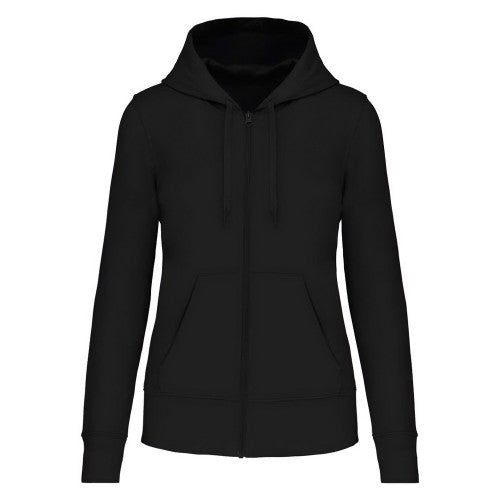 Front - Kariban Womens/Ladies Eco Friendly Full Zip Hoodie