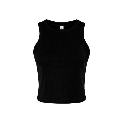 Front - Bella + Canvas Womens/Ladies Micro-Rib Racer Tank Top