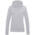 Front - Awdis Womens/Ladies College Heather Girlie Hoodie