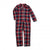 Front - SF Womens/Ladies Tartan Long Pyjama Set