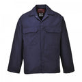 Front - Portwest Mens Bizweld Flame Resistant Jacket