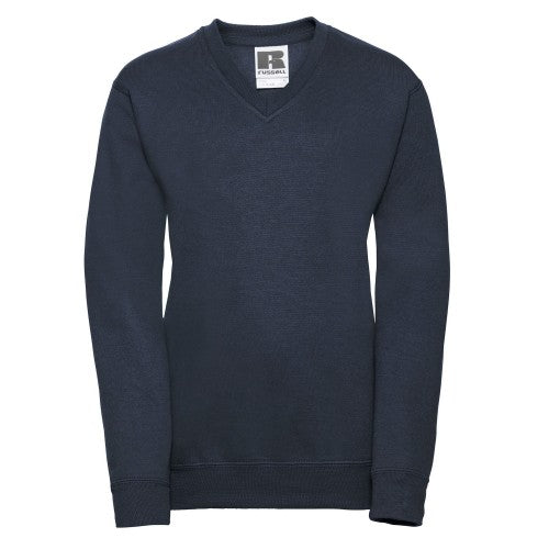 Front - Russell Childrens/Kids Jerzees Schoolgear V Neck Sweatshirt