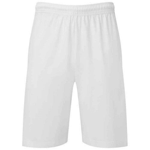 Front - Fruit of the Loom Mens Iconic 195 Jersey Shorts